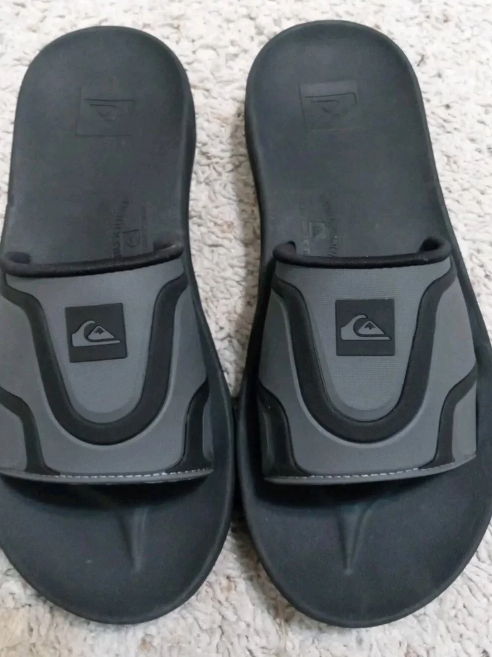 Quicksilver Mathodic Recovery Slides Men’s 10 Hydrosquish Technology Sandal New